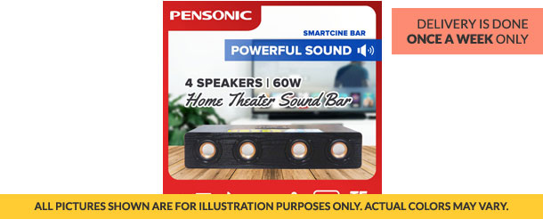 Pensonic SmartCine Sound Bar (15W x 4 Speakers) (Bluetooth, Aux)